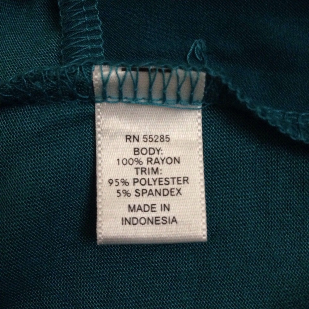 Express Dress S Shift Teal Black Satiny Trim - Picture 8 of 8